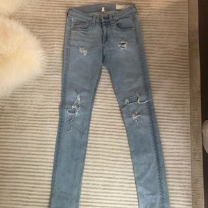Rag & Bone light wash jeans size 25